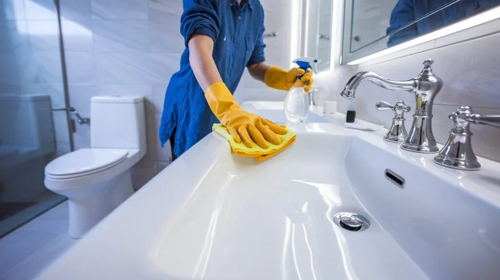 Move-out bathroom cleaning in Vancouver